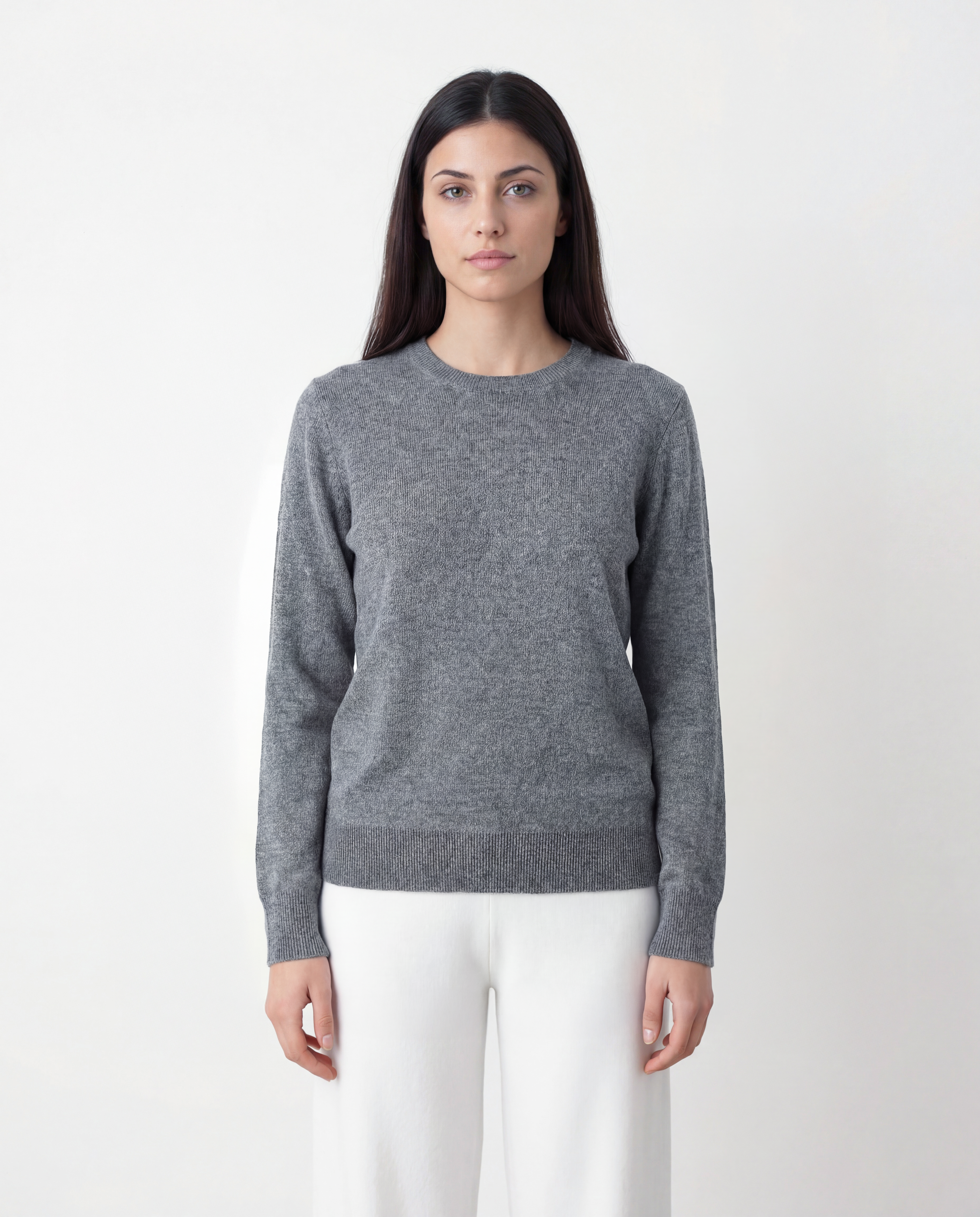 The Classic Women's Crewneck Cashmere Sweater