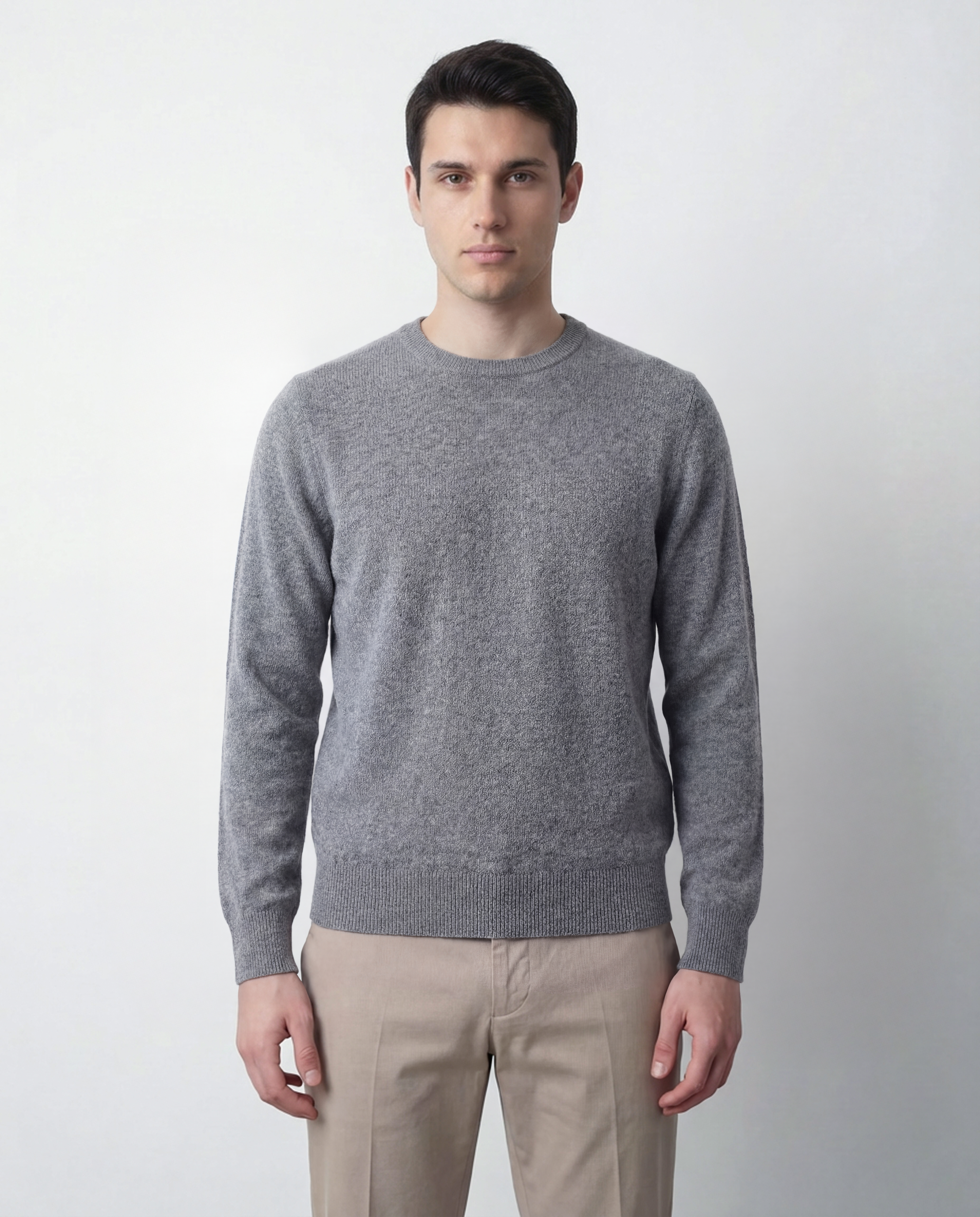 The Classic Men's Crewneck Cashmere Sweater