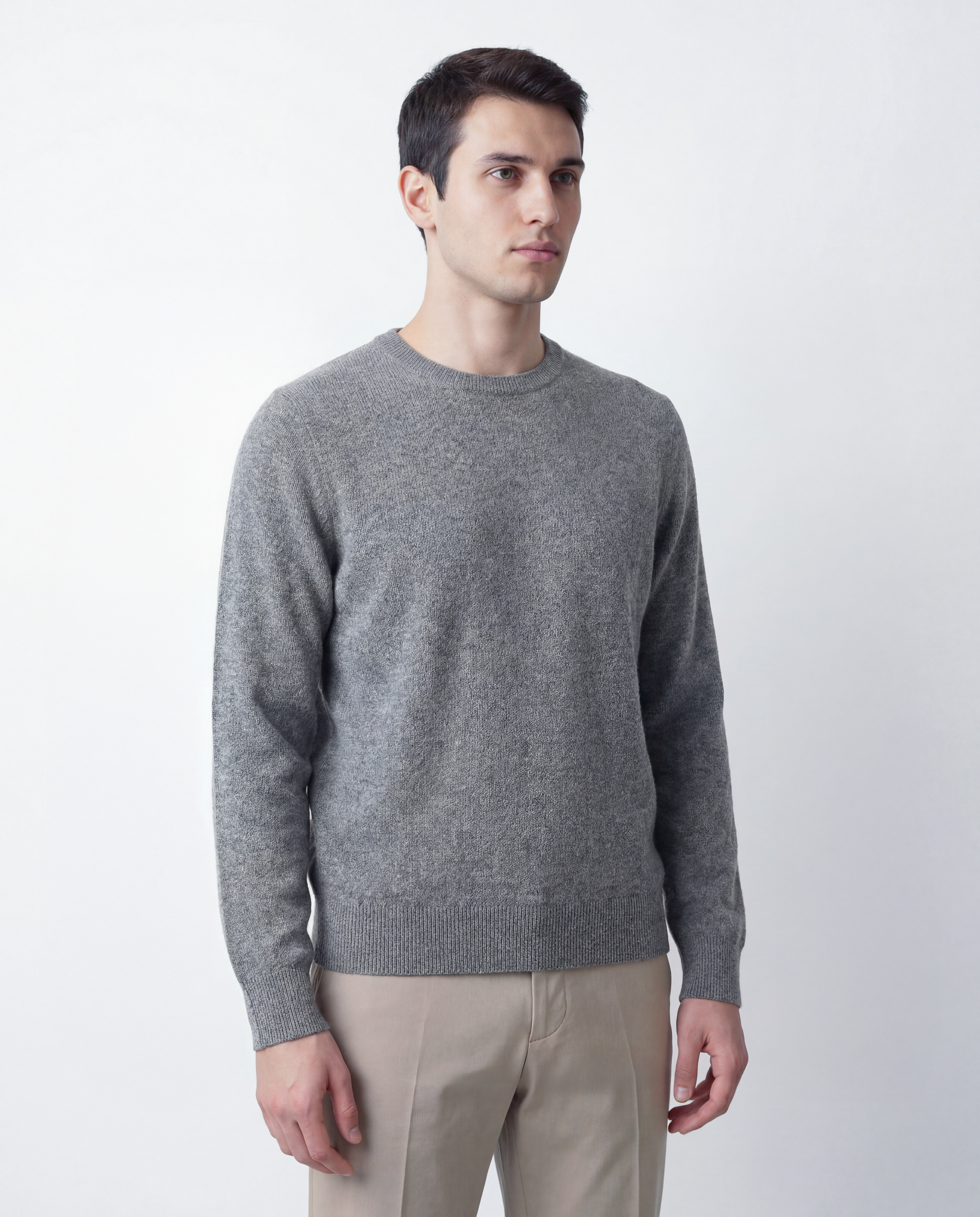 The Classic Men's Crewneck Cashmere Sweater